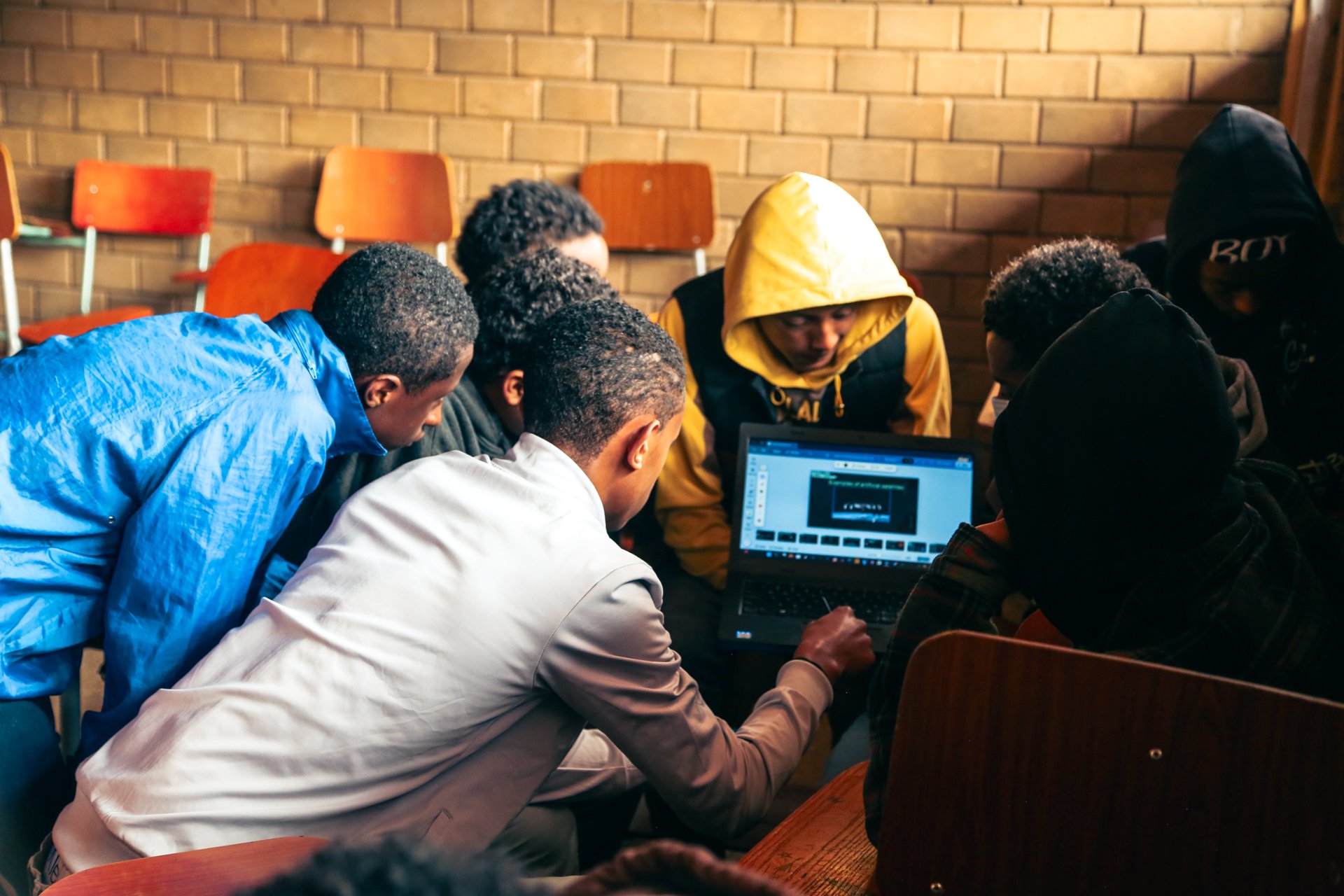 Space Enthusiasts Collaborating
